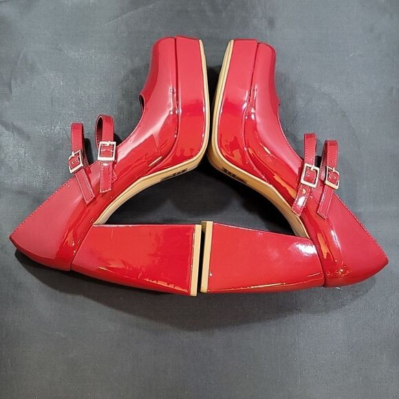 BRAND NEW SODA WOMEN'S  CLOSED TOE MARY JANE HIGH CHUNKY PUMPS - Picture 11 of 14